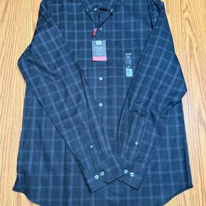 Men's Black Checkered Shirt